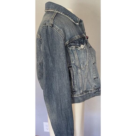 VTG Levi’s Denim Jacket Women’s Sz MED Blue Authentic Levi Strauss San Fran, CA - Picture 5 of 10